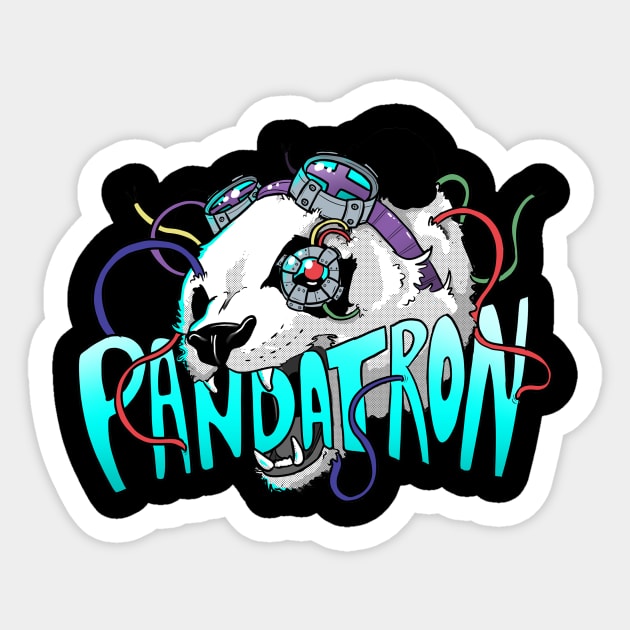 Pandatron Sticker by Pandatron